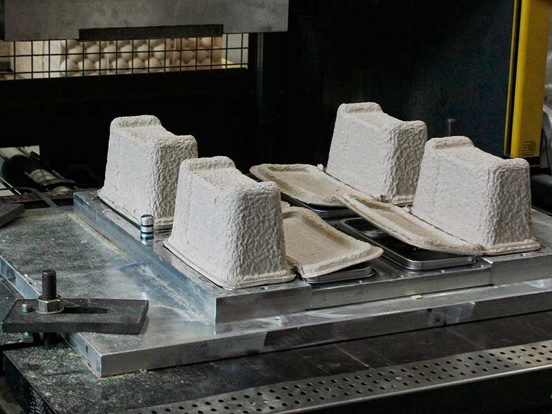 Fabricación de envases y embalajes de papel y cartón.